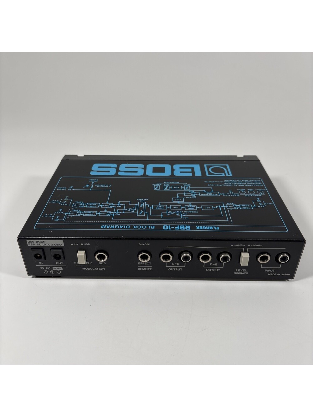 BOSS RBF-10 Flanger Micro Rack Guitar Effects Unit Untested - Picture 3 of 8